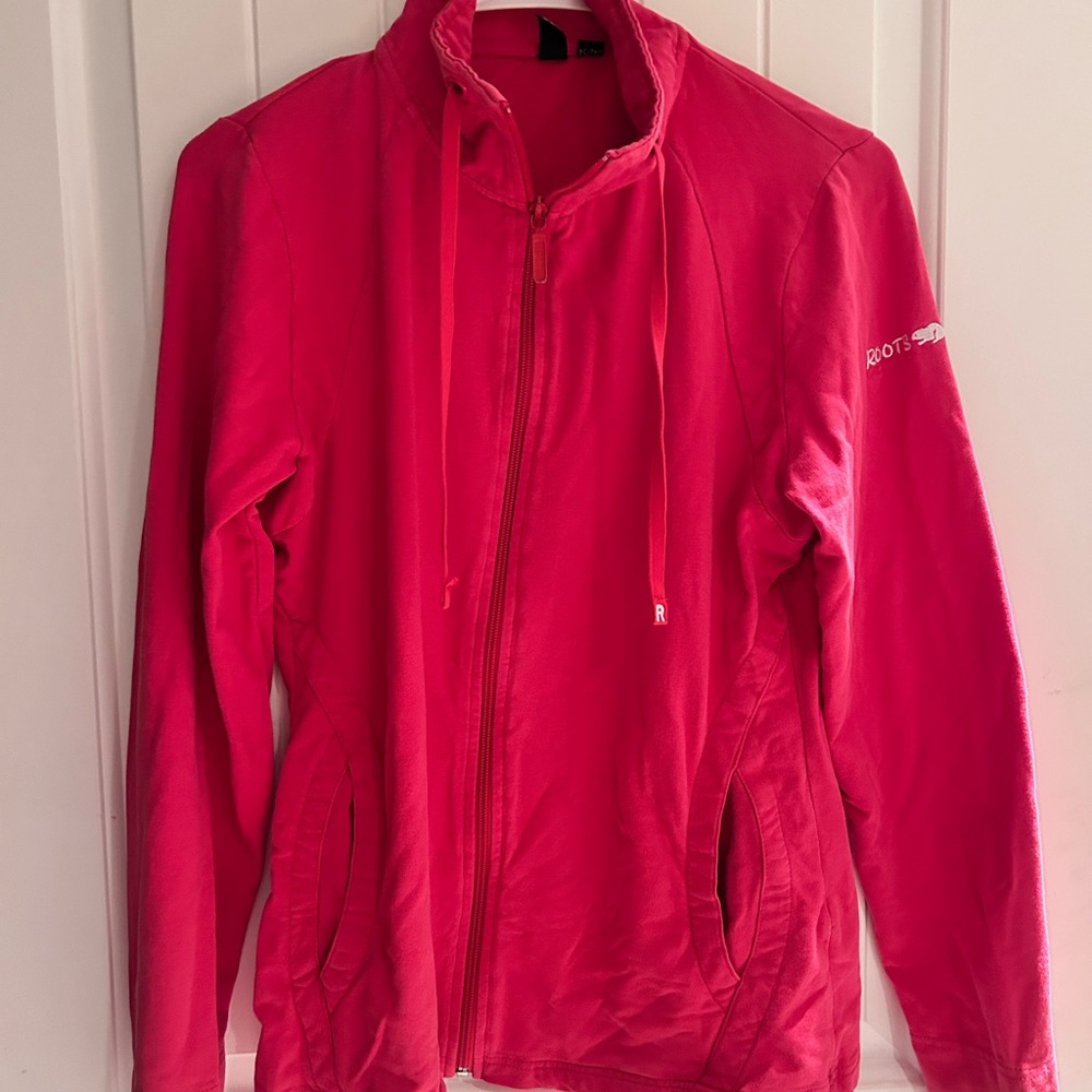 Roots Active  Hot Pink Zip